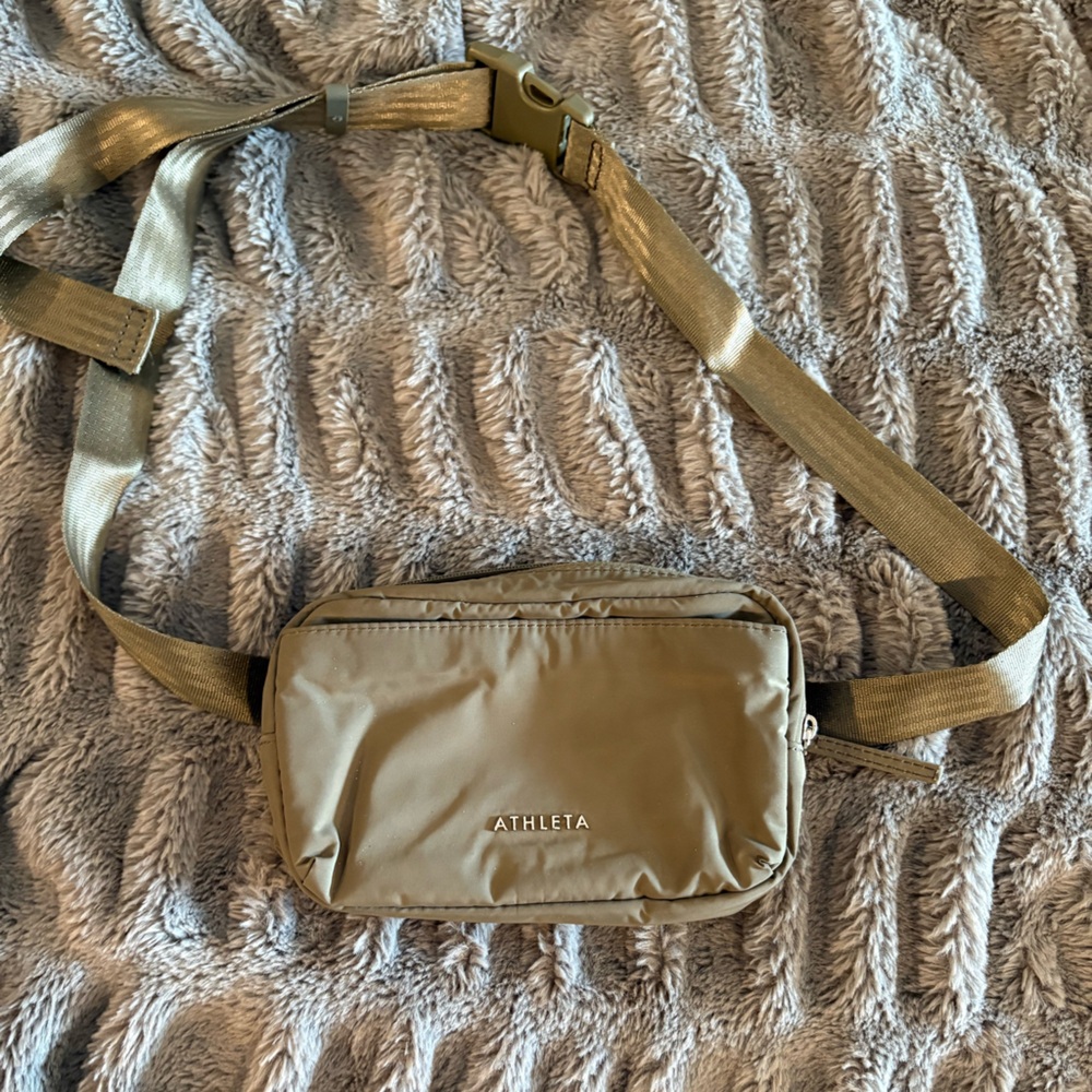Athleta Tan Crossbody Bag